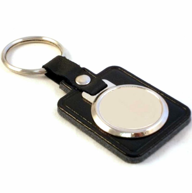 Keyfob Blank Rectangle 25mm recess